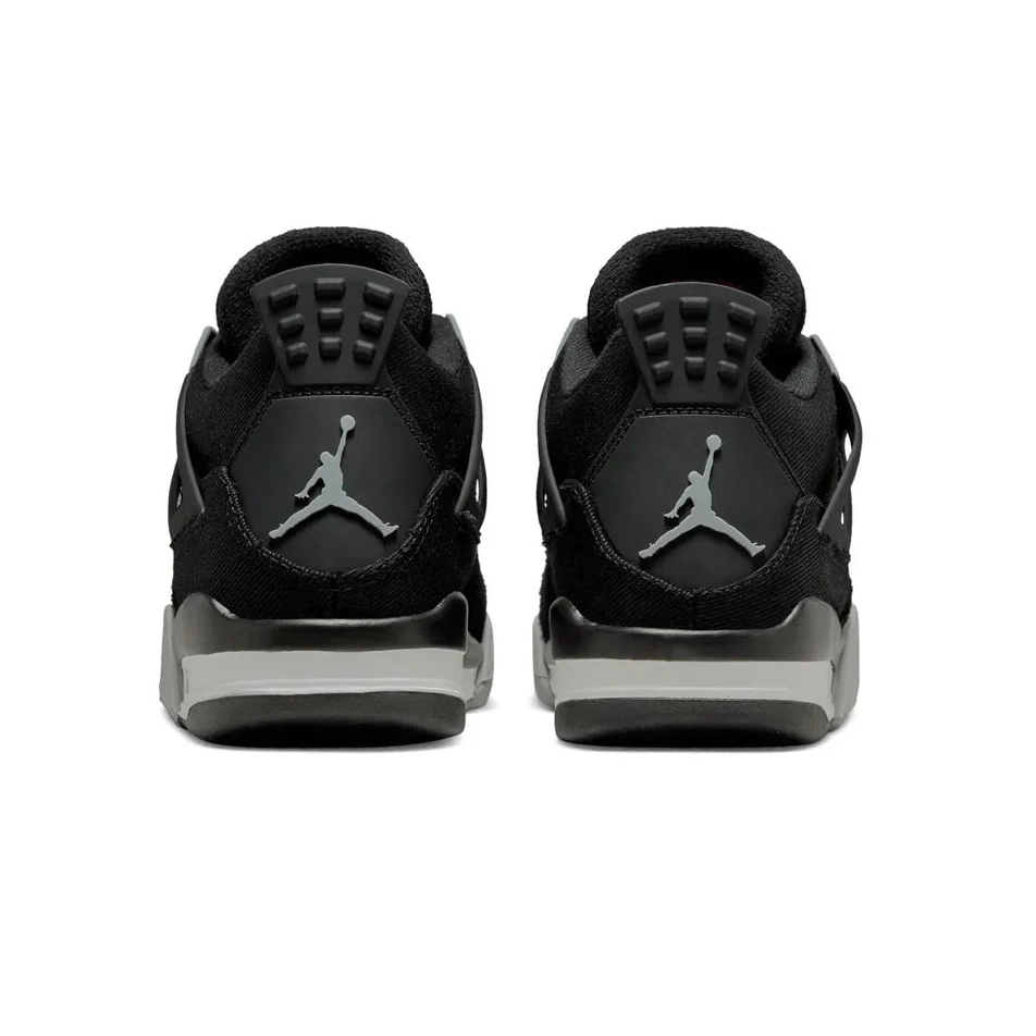 Black GS Canvas Retro Air Jordan 4 0727